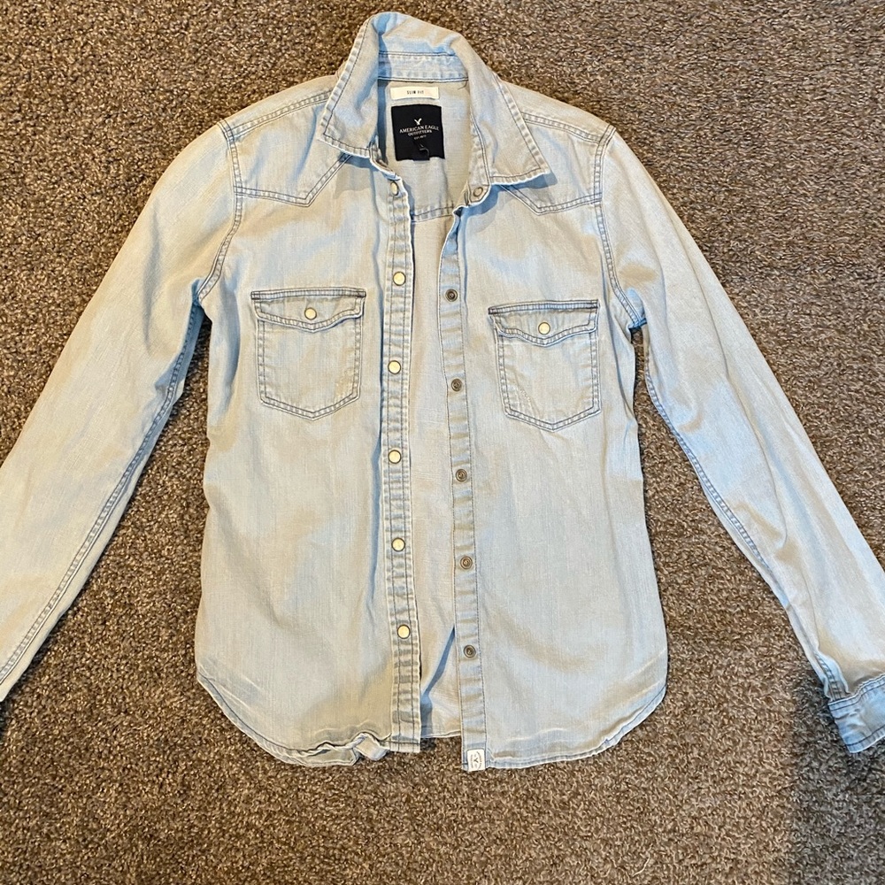 American Eagle Denim Shirt
